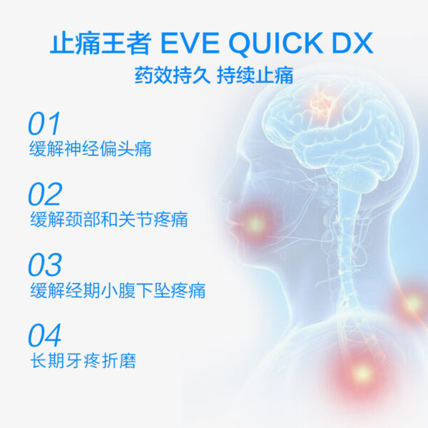 EVE 止痛药速效【加强版金色装】【40粒】 - 画像 (6)